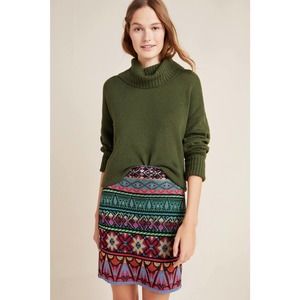 New Anthro Cecilia Prado Jenna Sweater Mini Skirt